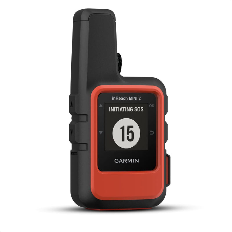 Garmin inReach Mini 2 – GPS-Satelliten-Kommunikationsgerät mit 24/7 Notruf-Funktion, weltweitem Nachrichtenversand ohne Mobilfunkempfang (ABO erforderlich) & Pfeilnavigation, bis 14 Tage Akkulaufzeit