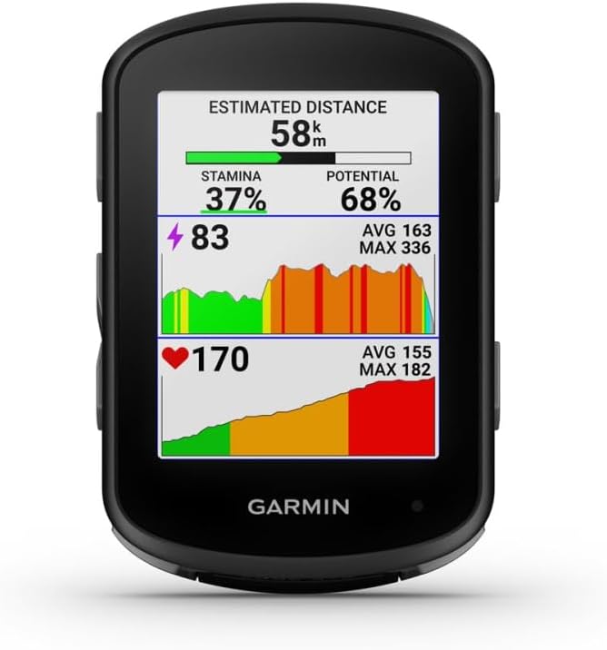 Garmin Edge 540 - EU East + Central, GPS-Fahrradcomputer mit Tastenbedienung, 2,6 Zoll Farbdisplay, Europakarten, umfassenden Leistungsdaten, bis zu 26 Std Akkulaufzeit