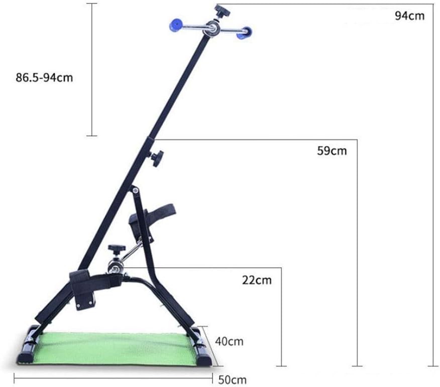 LUNEZY Pedal-Trainingsgerät für ältere Menschen Faltbares Mini-Heimtrainer für Beine und Arme Radfahren Tragbare Fitness für Übungs- und Rehabilitationstraining Geeignet für drinnen und d