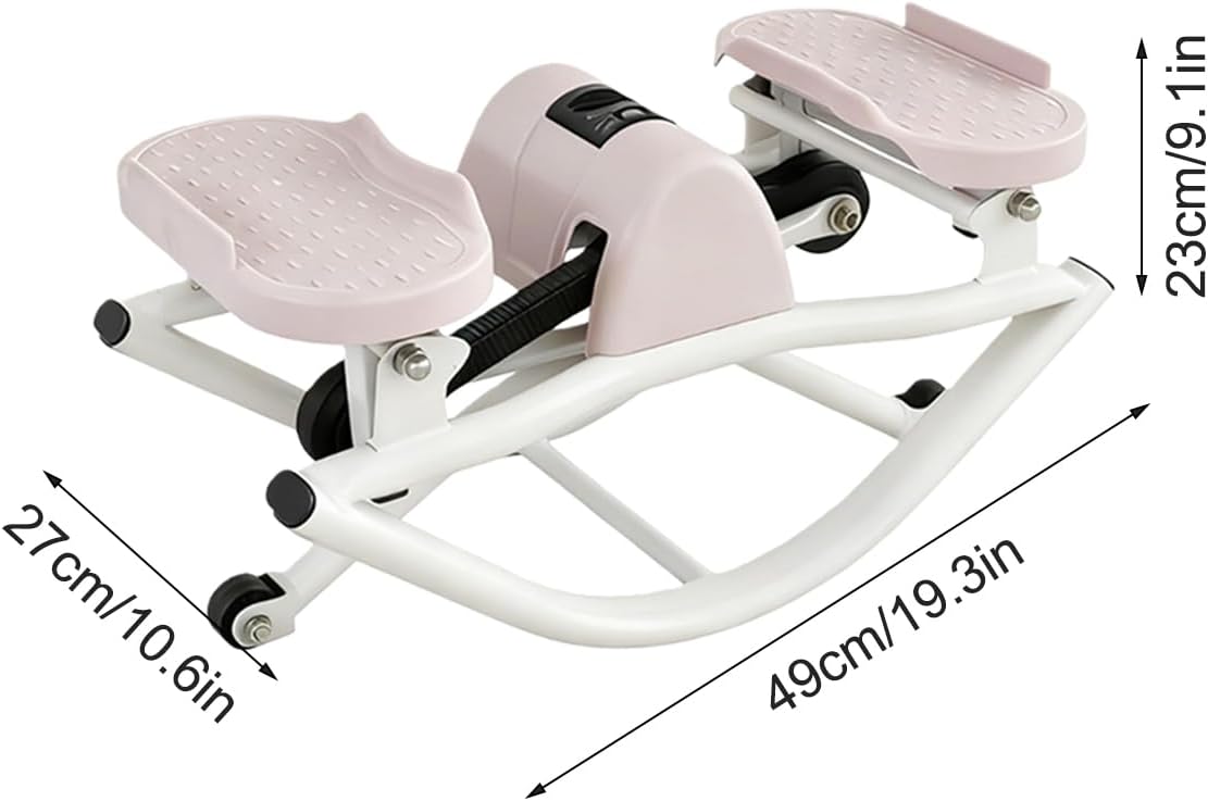 Rock Stepper,Tragbares Fitnessgerät Für Training,Seitlicher Balance-Trainer Workout - Für Home-Gym, Wohnheim, Wohnung, Knie, Gelenke, Beine, Gesäß, Bauch, Männer Und Frauen