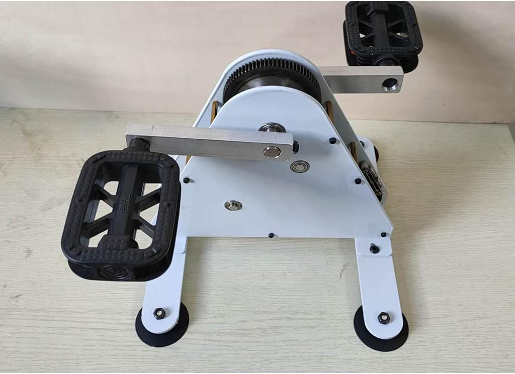 50W/100W Pedalgenerator Fußbetriebene Stromerzeugung, Handkurbelgeneratoren, Fitness-Stromerzeugungs-Rehabilitations-Trainingsgerät, Spinning Bike USB-Schnittstelle/DC1-35V-Ausgangsschnittstelle