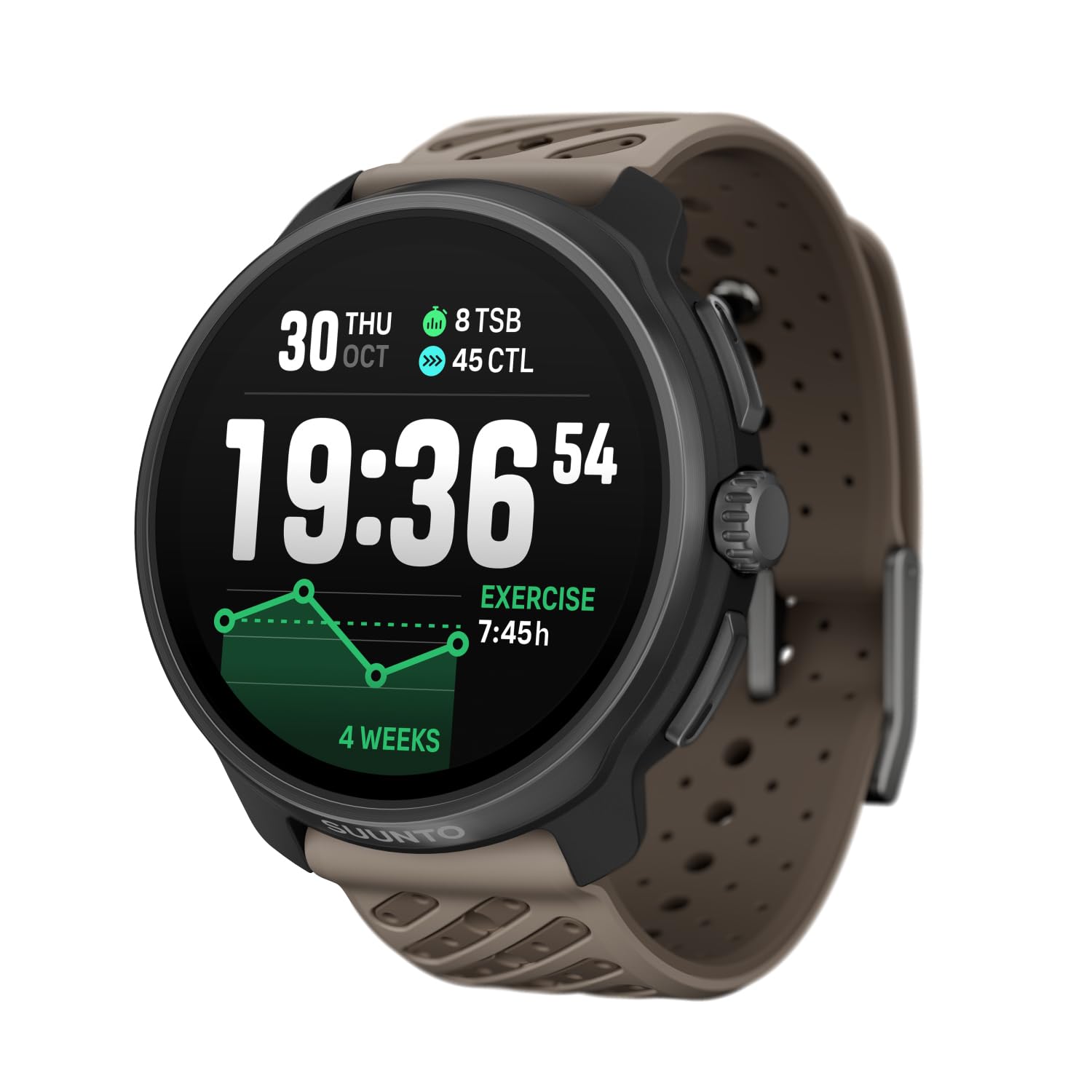 SUUNTO Race 2 GPS Sportuhr, Helles 1.5-Inch AMOLED Touchsreen,Schlankeres und Leichteres Design, 16-Tage Akkulaufzeit, Offline-Karten, Prezise Navigation, 115+ Sportmodi, Erweiterte Trainingsmesswerte