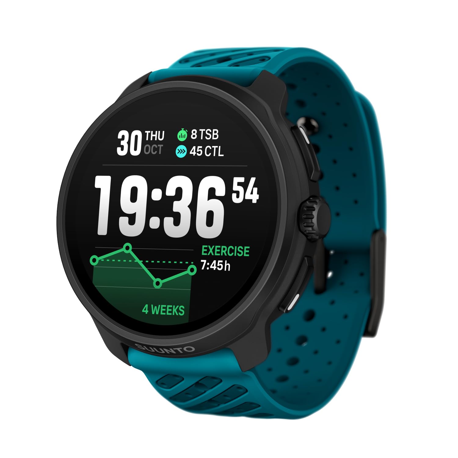 SUUNTO Race 2 GPS Sportuhr, Helles 1.5-Inch AMOLED Touchsreen,Schlankeres und Leichteres Design, 16-Tage Akkulaufzeit, Offline-Karten, Prezise Navigation, 115+ Sportmodi, Erweiterte Trainingsmesswerte