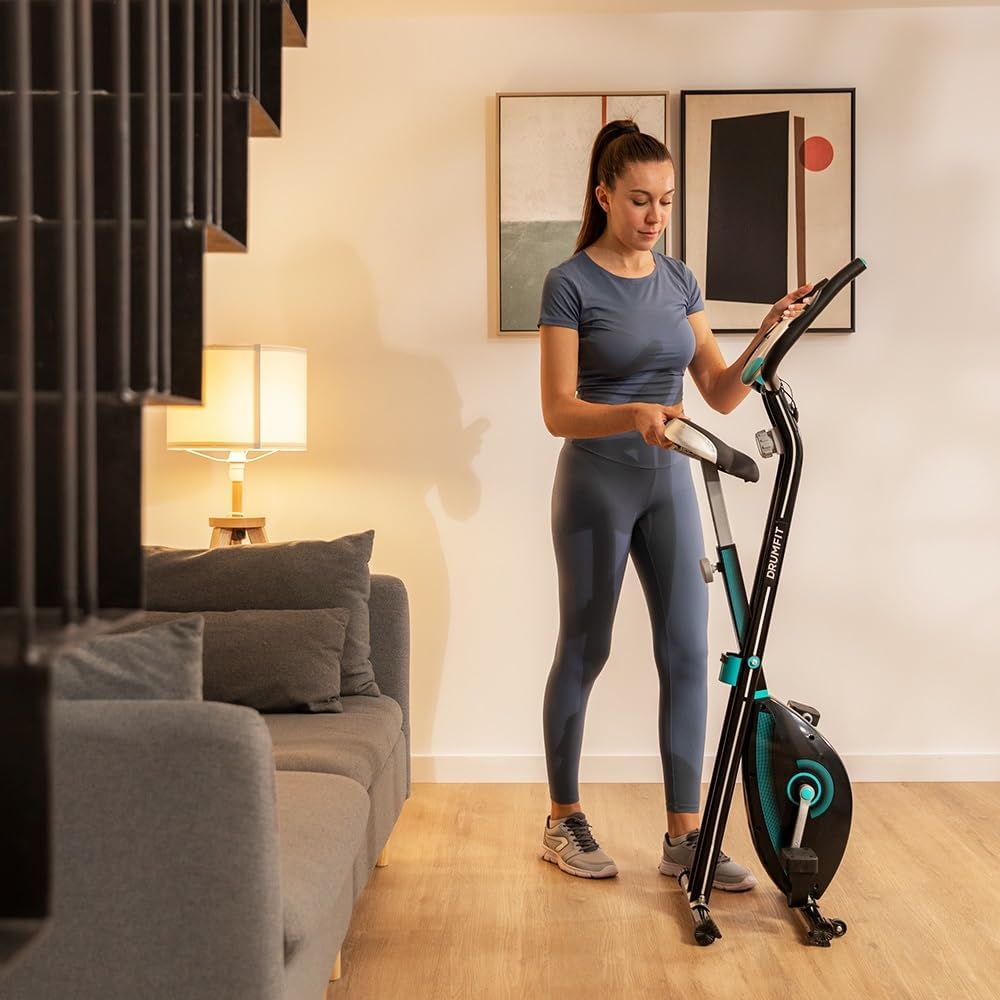 Cecotec Heimtrainer, zusammenklappbar, mit Rückenlehne mit Schwungrad