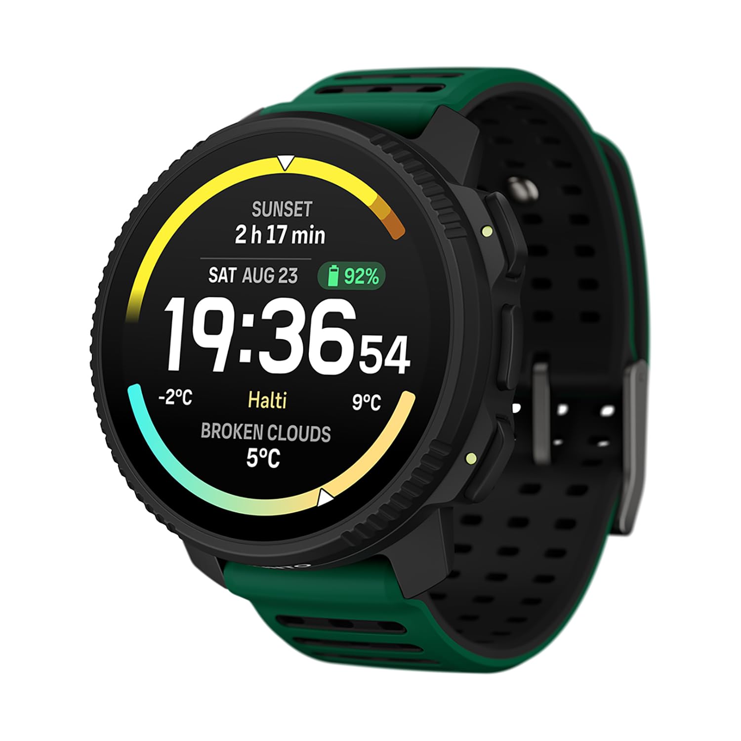 SUUNTO Vertical 2 Abenteuer-Uhr, Dual-Frequenz GPS, 115+ Sportmodi, 1,5 Zoll Touchscreen, Kostenlose globale Offline-Karten, 40 Tage Akkulaufzeit, Für Training & tägliche Abenteuer