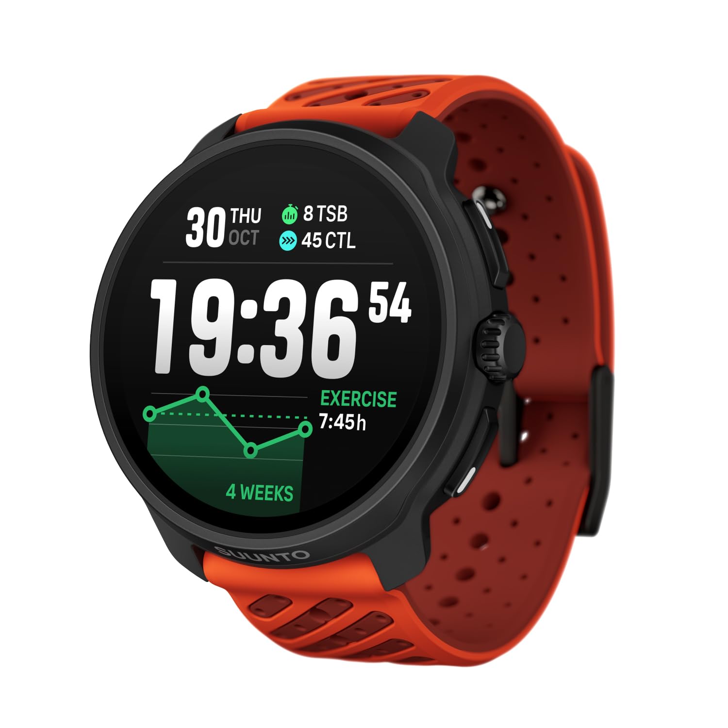 SUUNTO Race 2 GPS Sportuhr, Helles 1.5-Inch AMOLED Touchsreen,Schlankeres und Leichteres Design, 16-Tage Akkulaufzeit, Offline-Karten, Prezise Navigation, 115+ Sportmodi, Erweiterte Trainingsmesswerte