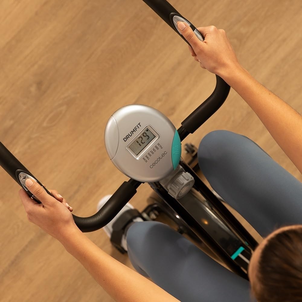 Cecotec Heimtrainer, zusammenklappbar, mit Rückenlehne mit Schwungrad