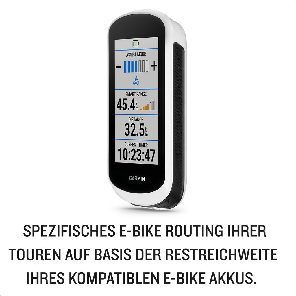Garmin Edge Explore 2 - GPS-Fahrradnavi für Tourenradfahrende & E-Bikende, 3" Touchdisplay, einfache Bedienung, spezifisches E-Bike Routing, vorinstallierte Europakarte & bis zu 16 Std Akkulaufzeit