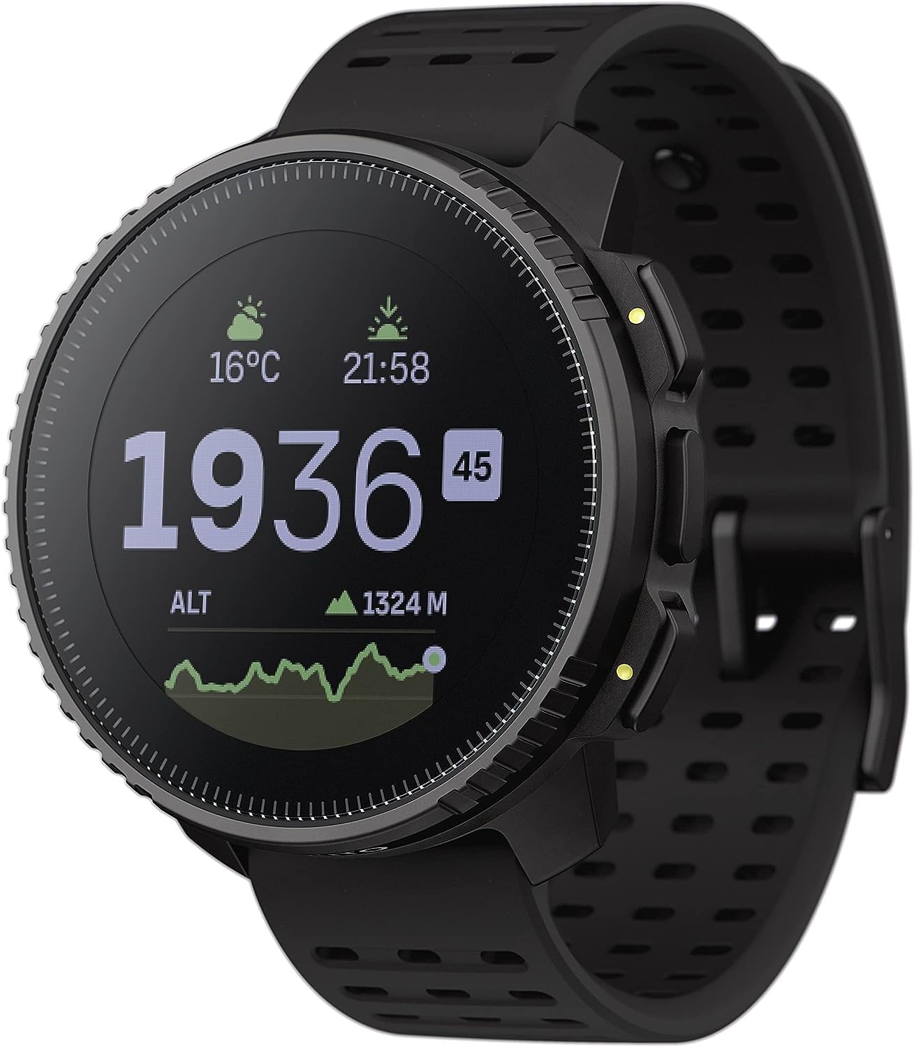 SUUNTO Vertical Abenteuer Uhr - GPS Smartwatch, Zweifrequenz GPS Navigation, Kostenlose Offline-Karten, mit Solarladung Akkulaufzeit bis zu 65 Tagen, Militärgeprüftes Gehäuse, 100m Wasserdichtigkeit