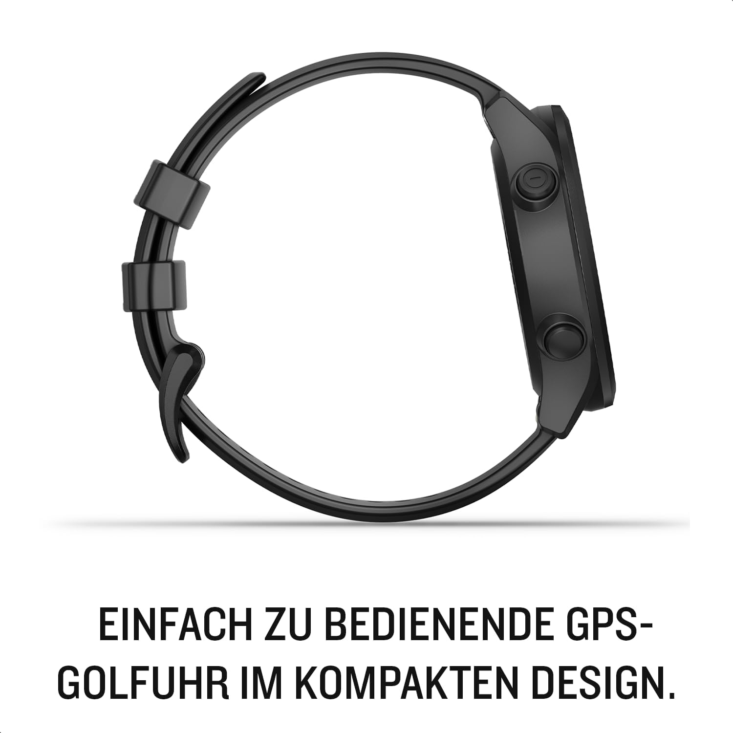 Garmin Approach S12 - GPS-Golfuhr mit Schlagweitenmessung & Distanzangaben zum Grün/Hindernissen auf 42.000 Golfplätzen. 1,3“ Display mit einfacher Bedienung & bis zu 30 h Akkulaufzeit im Golf-Modus.
