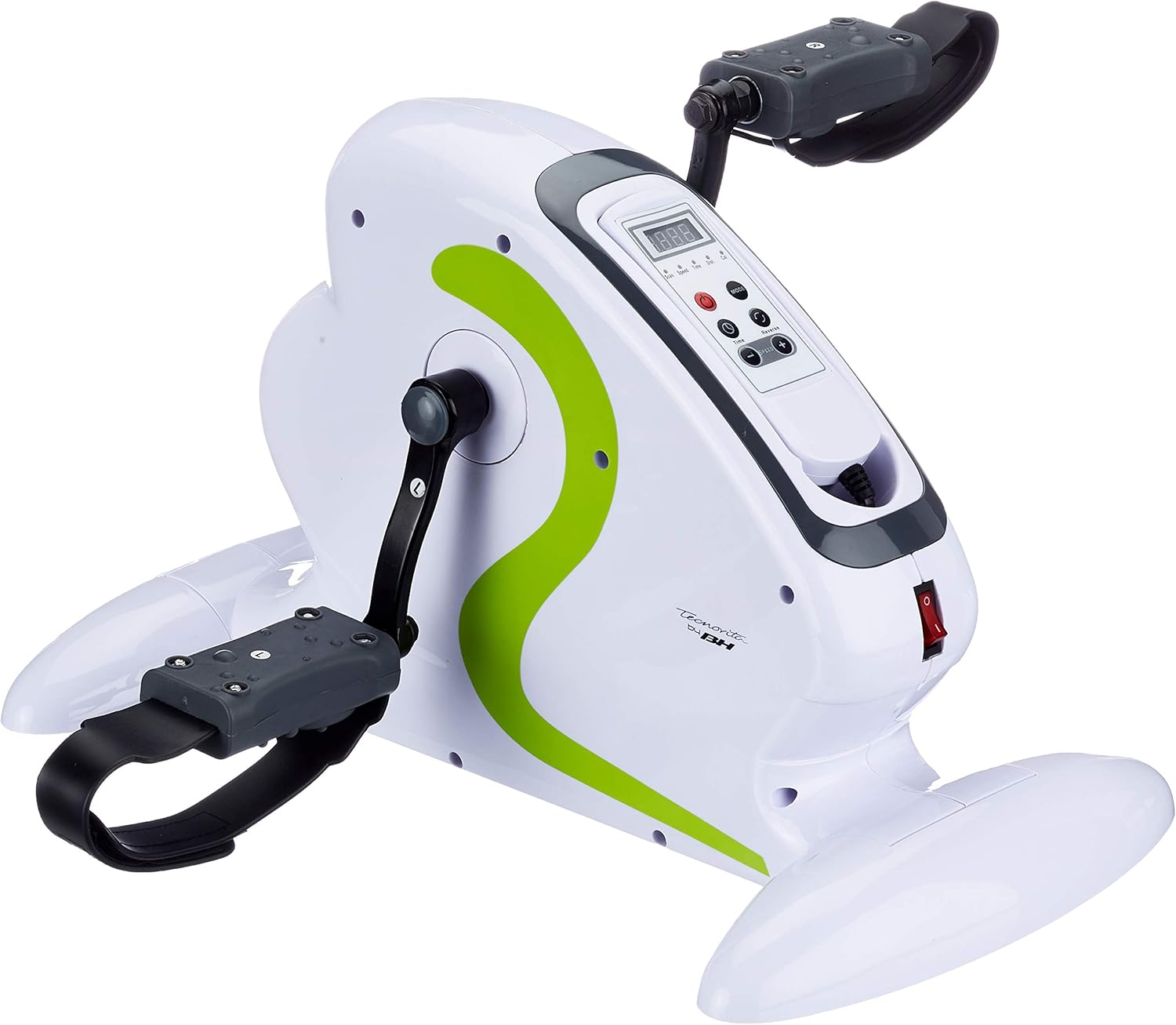 Tecnovita by BH YF612 minitrainer Heimtrainer fitnessrad fitnessbike integrierter Motor Flexibles Training LCD-Monitor Fernbedienung bis 6 km/h