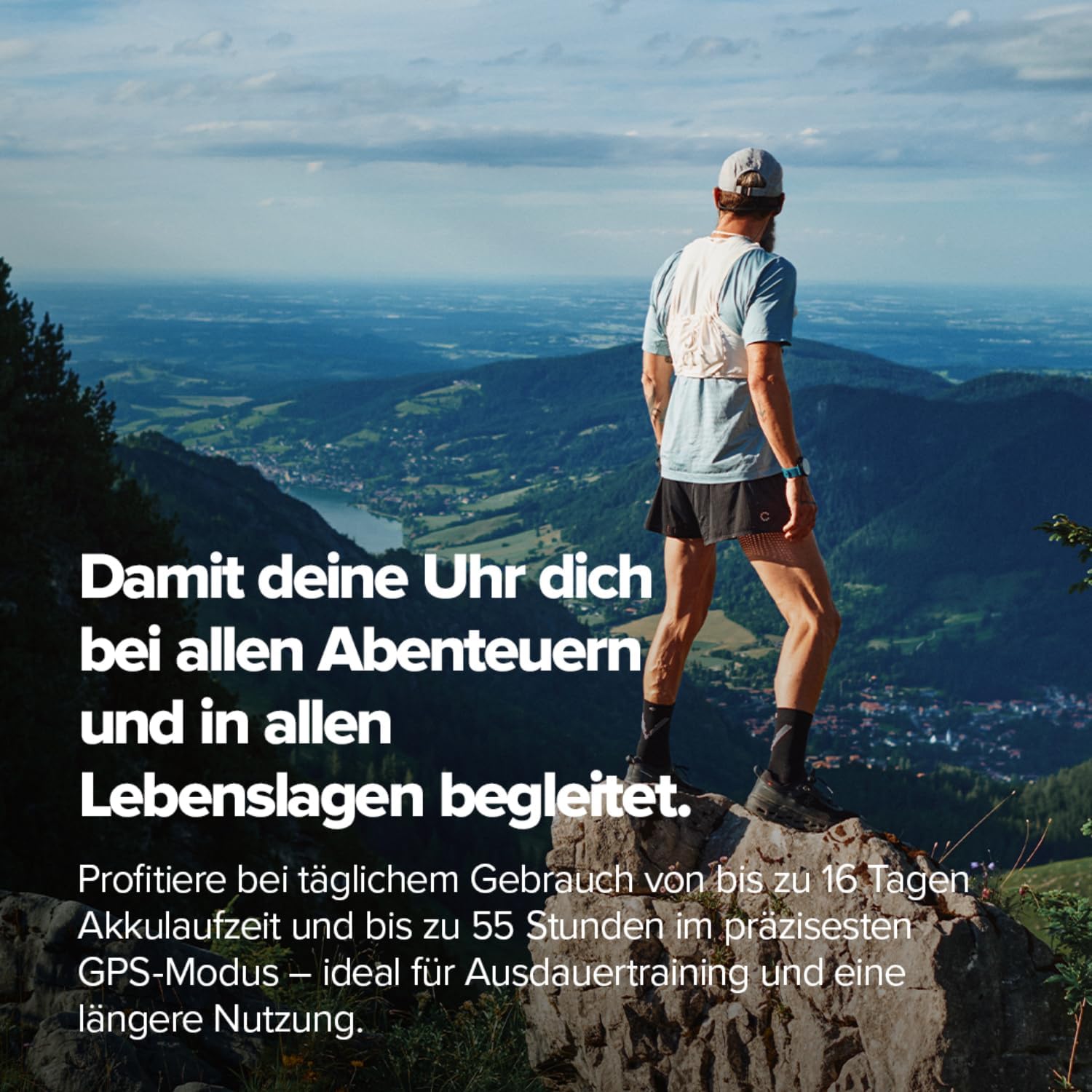 SUUNTO Race 2 GPS Sportuhr, Helles 1.5-Inch AMOLED Touchsreen,Schlankeres und Leichteres Design, 16-Tage Akkulaufzeit, Offline-Karten, Prezise Navigation, 115+ Sportmodi, Erweiterte Trainingsmesswerte