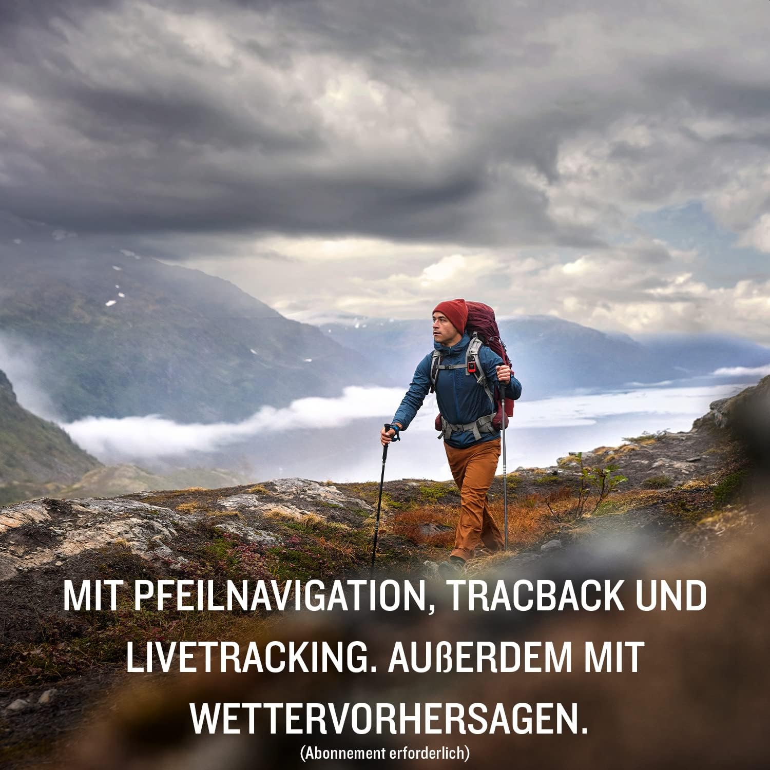 Garmin inReach Mini 2 – GPS-Satelliten-Kommunikationsgerät mit 24/7 Notruf-Funktion, weltweitem Nachrichtenversand ohne Mobilfunkempfang (ABO erforderlich) & Pfeilnavigation, bis 14 Tage Akkulaufzeit