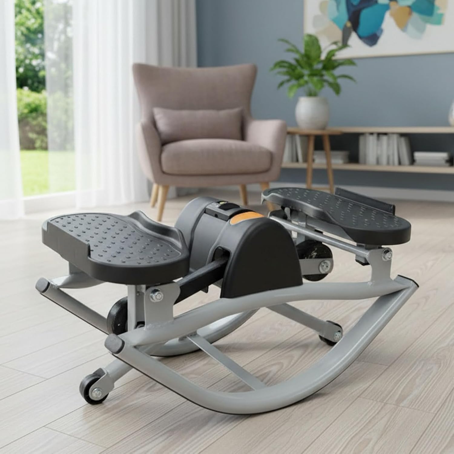 Rock Stepper Trainingsgerät | Trainingsgerät für Zuhause,Seitliches Wippen Fitness Stepper - Für Frauen Männer Zuhause Büro Fitness