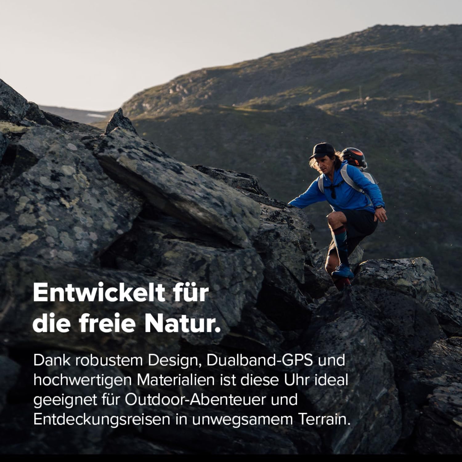 SUUNTO Vertical 2 Abenteuer-Uhr, Dual-Frequenz GPS, 115+ Sportmodi, 1,5 Zoll Touchscreen, Kostenlose globale Offline-Karten, 40 Tage Akkulaufzeit, Für Training & tägliche Abenteuer