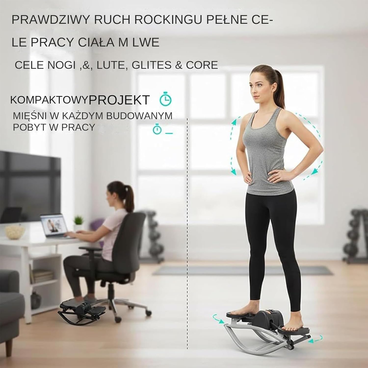 Step für Übungen | Trainingszubehör Für Fitness | Seitlich Balancing Training | Für Kniegelenke Beine Gesäß Bauch Männer Frauen Fitnessstudio Büro Wohnung