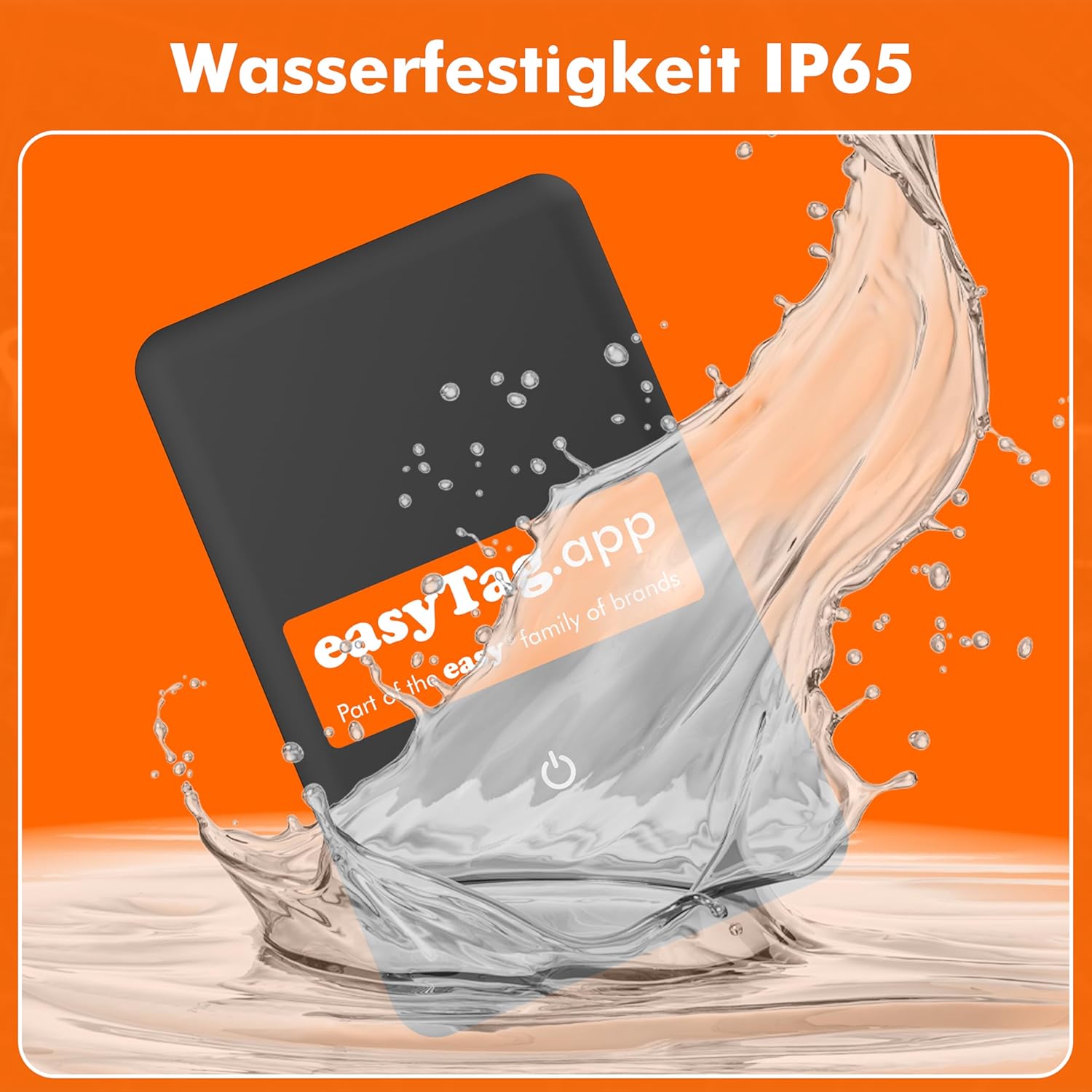 easyTag Tracking Card (Nur Samsung) - Schlanker und globaler Wallet Tracker für Geldbörsen, Taschen, Koffer und Gepäck. Wiederaufladbare Tracking Card kompatibel mit der Samsung SmartThings App.